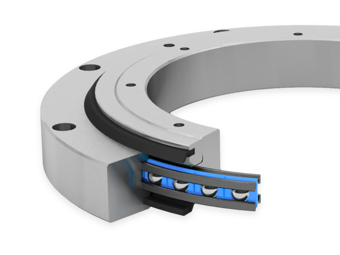 Wälzlager als Drehverbindung Typ LVA